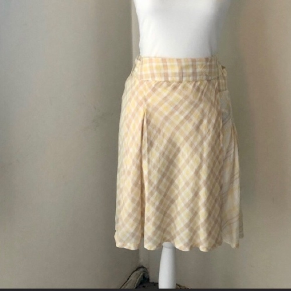 Deisel Wrap Around Belted Breezy Pattern Skirt - image 3